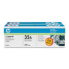 HP        Toner-Modul 35A        schwarz CB435AD   LaserJet P1005         2 Stück – Bild 2