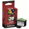LEXMARK   Tintenpatrone 27 HY      color 10NX227E  Z25/35              160 Seiten – Bild 2
