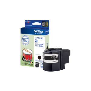 BROTHER Tintenpatrone schwarz LC-22UBK (für DCP-J785DW / MFC-J985DW)