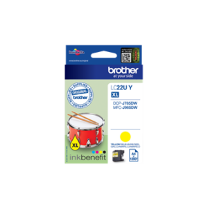 BROTHER Tintenpatrone gelb LC-22UY (für DCP-J785DW / MFC-J985DW)