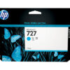 HP        Tintenpatrone 727         cyan B3P19A    DesignJet T920/T1500     130ml – Bild 2
