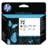 HP        Druckkopf 72 schwarz matt/gelb C9384A    DesignJet T1100 – Bild 2