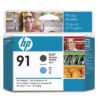 HP        Druckkopf 91 schwarz matt/cyan C9460A    DesignJet Z6100 – Bild 3