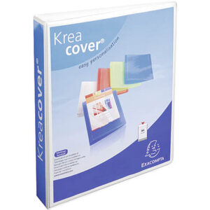 EXACOMPTA Ringbuch Kreacover 6.4cm 51843E weiss A4+
