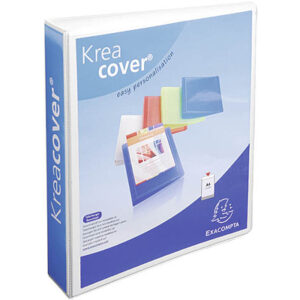 EXACOMPTA Ringbuch Kreacover 7.5cm 51844E weiss A4+