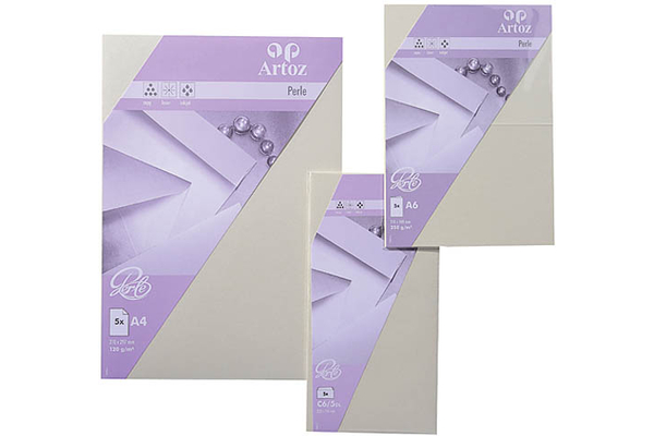ARTOZ Couverts Perle B6 118364182 120g, weiss 5 Stück
