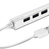 SPEEDLINK SNAPPY USB Slim Hub 2.0 SL140000W 4-port, passive, white