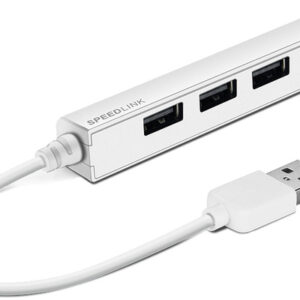 SPEEDLINK SNAPPY USB Slim Hub 2.0 SL140000W 4-port, passive, white