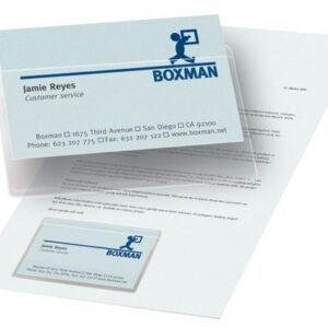 3L Visitenkartentasche 95x60mm 10111 PP selbstklebend 10 Stück