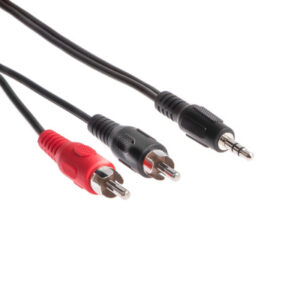 LINK2GO   Stereo Cable, 3.5-Cinch SC2113KBB male/male, 2.0m