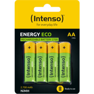 INTENSO Energy Eco 2700mAh AA HR6 7505624 Rechargeable 4pcs blister
