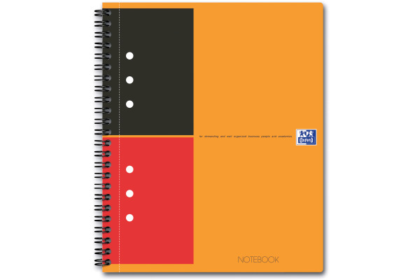 OXFORD Spiralheft International A5+ 1212 orange, liniert 80 Blatt