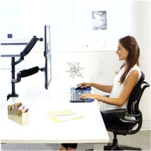 FELLOWES  Professional Series 8043401   vertikaler Doppelarm   schwarz