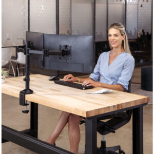 FELLOWES  Reflex Doppel Monitorarm 8502601   schwarz