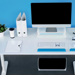 LEITZ     Monitorständer WOW 65040036  weiss/blau