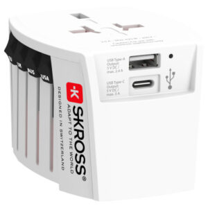 SKROSS    World Travel Adapter 1.302967  MUV USB AC (CH Version)