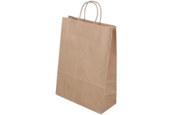 ELCO Tragetasche 270x120x370mm 84103.25 mit Kordel, braun 50 Stück