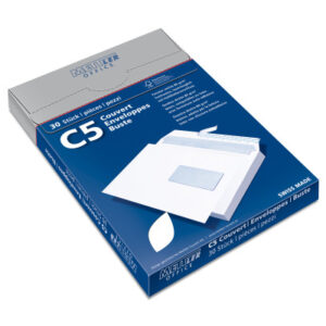 METTLER Couvert Fenster rechts C5 8064-100 100g, hochweiss, Kleber 30 Stk