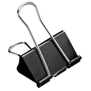 BÜROLINE  Foldback-Klammer          19mm 112220    schwarz