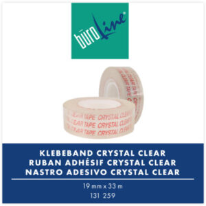 BÜROLINE  Klebeband             19mmx33m 131259    Kristallklar