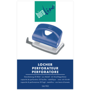 BÜROLINE  Bürolocher 166902    blau                  20 Blatt