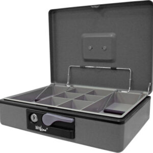 BÜROLINE  Geldkassette         30x23x8cm 168439    grau                  8-teilig