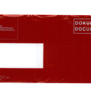 BÜROLINE  Dokumententasche D/F      C6/5 306249    rot                  250 Stück
