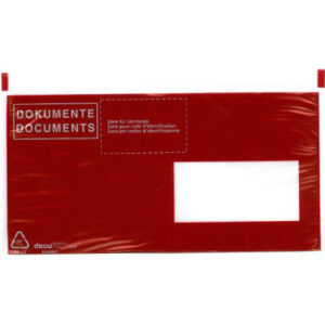 BÜROLINE  Dokumententaschen         C6/5 306252    schwarz/rot          250 Stück