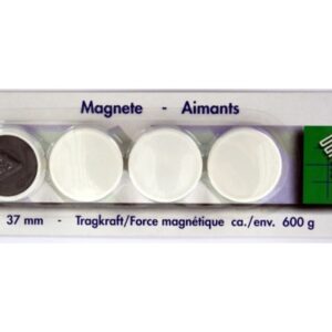 BÜROLINE  Magnet                   37 mm 392630    weiss                  4 Stück