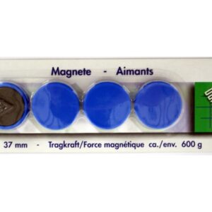 BÜROLINE  Magnet                   37 mm 392632    blau                   4 Stück