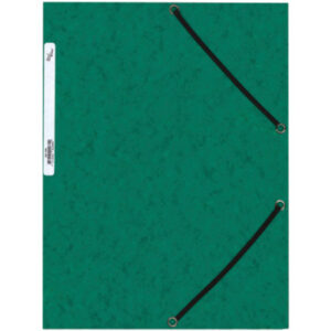BÜROLINE  Gummibandmappe              A4 460695    grün, Karton