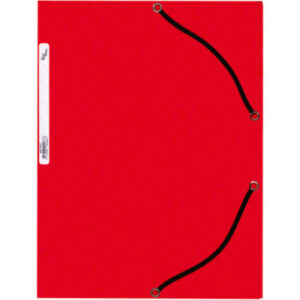 BÜROLINE  Gummibandmappe              A4 460697    rot, Karton