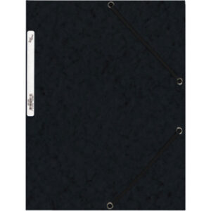 BÜROLINE  Gummibandmappe              A4 460699    schwarz, Karton