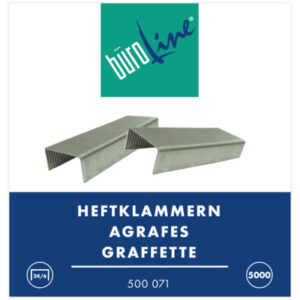 BÜROLINE  Heftklammern 24/6mm 500071    5000 Stück