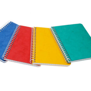 BÜROLINE  Spiralheft ass.    14,8×21,0cm 540213    kariert, 4mm, 80g     48 Blatt