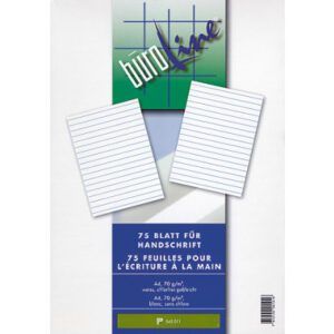 BÜROLINE  Schreibpapier               A4 545012    blanko,70g            75 Blatt