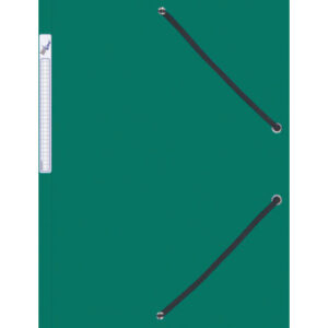 BÜROLINE  Gummibandmappe              A4 614493    grün, Kunststoff