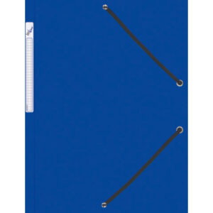 BÜROLINE  Gummibandmappe              A4 614494    blau, Kunststoff