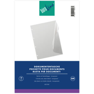 BÜROLINE  Dokumententaschen           A4 622061                          10 Stück
