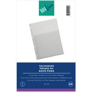 BÜROLINE  Falztaschen                 A4 667299                           5 Stück
