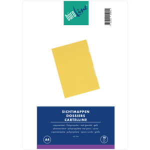 BÜROLINE  Sichtmappen PP              A4 667304    gelb, matt            10 Stück