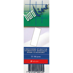 BÜROLINE  Rückenschild Ordner   51x143mm 670051    25 Stück