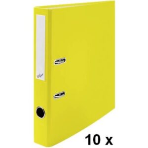BÜROLINE  Ordner                     4cm 670091    gelb, 10 Stück              A4