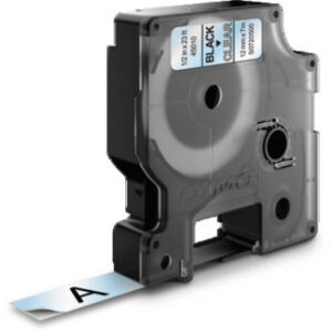 DYMO      Schriftband D1 schwarz/transp. S0720500                         12mm/7m