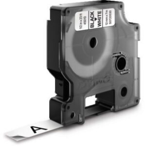 DYMO      Schriftband D1   schwarz/weiss S0720530                         12mm/7m