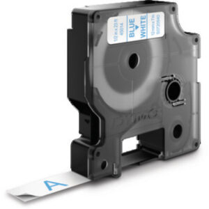 DYMO      Schriftband D1      blau/weiss S0720540                         12mm/7m