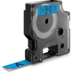 DYMO      Schriftband D1    schwarz/blau S0720560                         12mm/7m