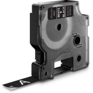 DYMO      Schriftband D1   weiss/schwarz S0720610                         12mm/7m