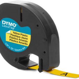 DYMO      Schriftband LetraTag   12mmx4m S0721620  gelb