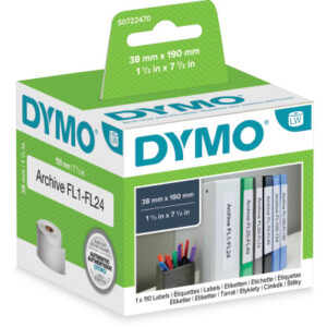 DYMO      Etikettenrollen       38x190mm S0722470  weiss, perm.         110 Stück